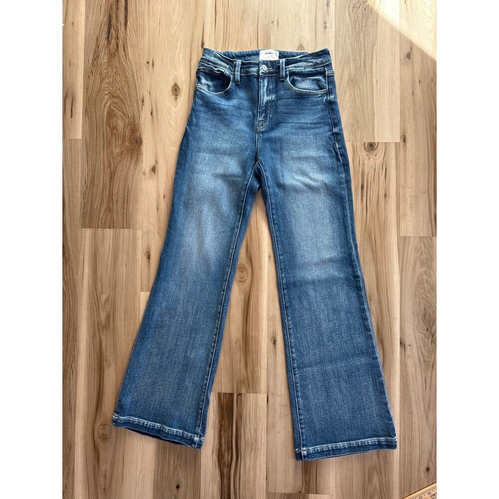 KanCan Los Angeles Premier Flare Leg Blue Jeans Women's Size 5/26